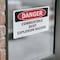 Signmission Combustible Dust Explosion Hazard Danger Sign, Vinyl Decal, 10in W x 7in L, 2PK OS-2PACK-DS-D-710-L-1831 - alternate 4